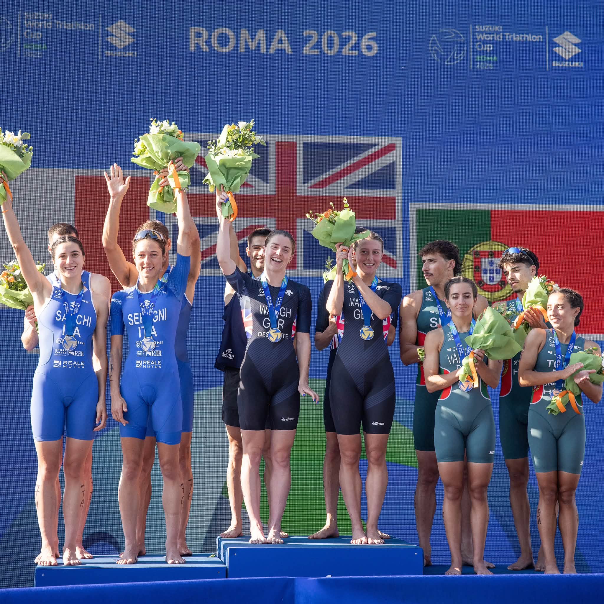 Portugal conquista bronze na estafeta mista da Taça do Mundo de Roma